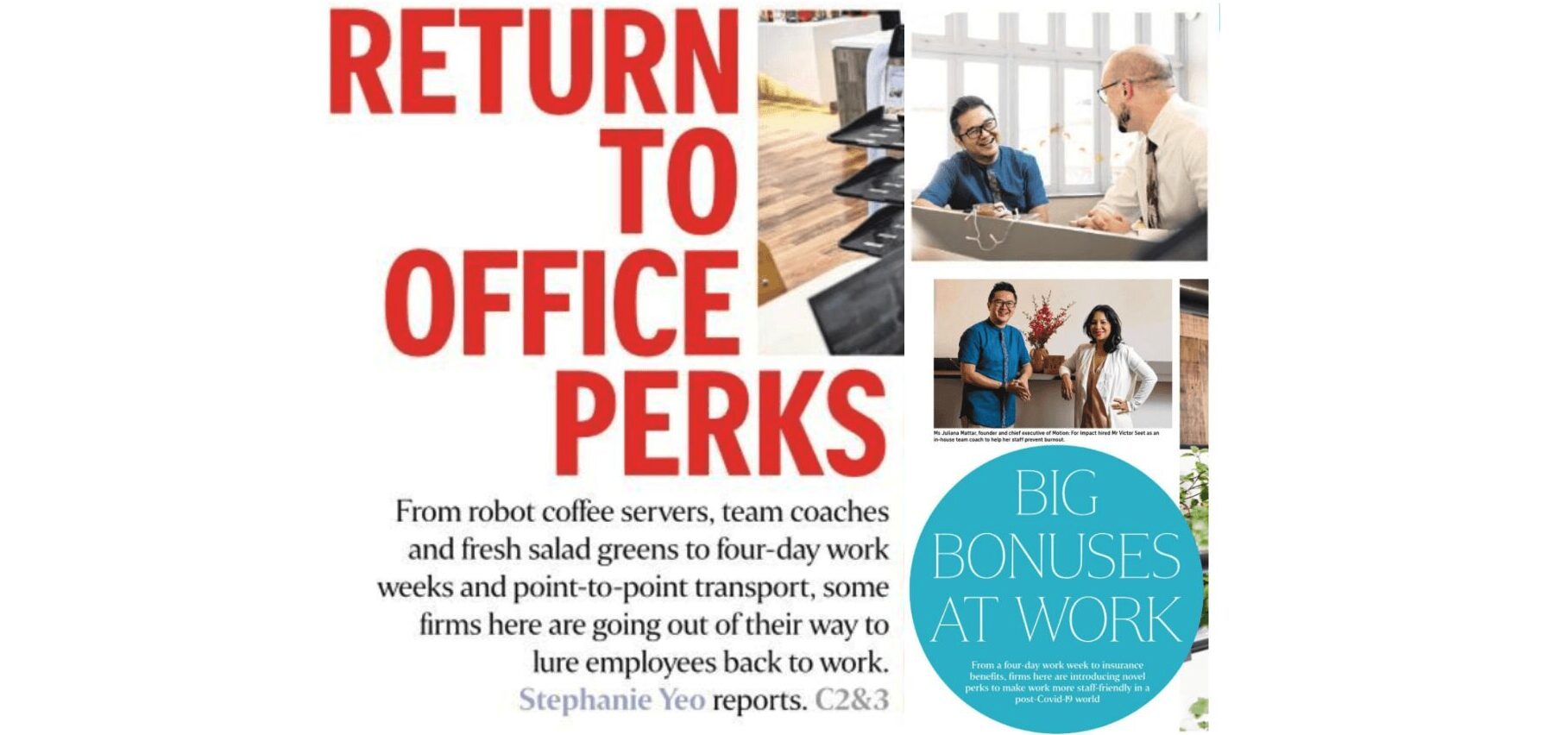 Editorial feature, The Straits Times, April 2023