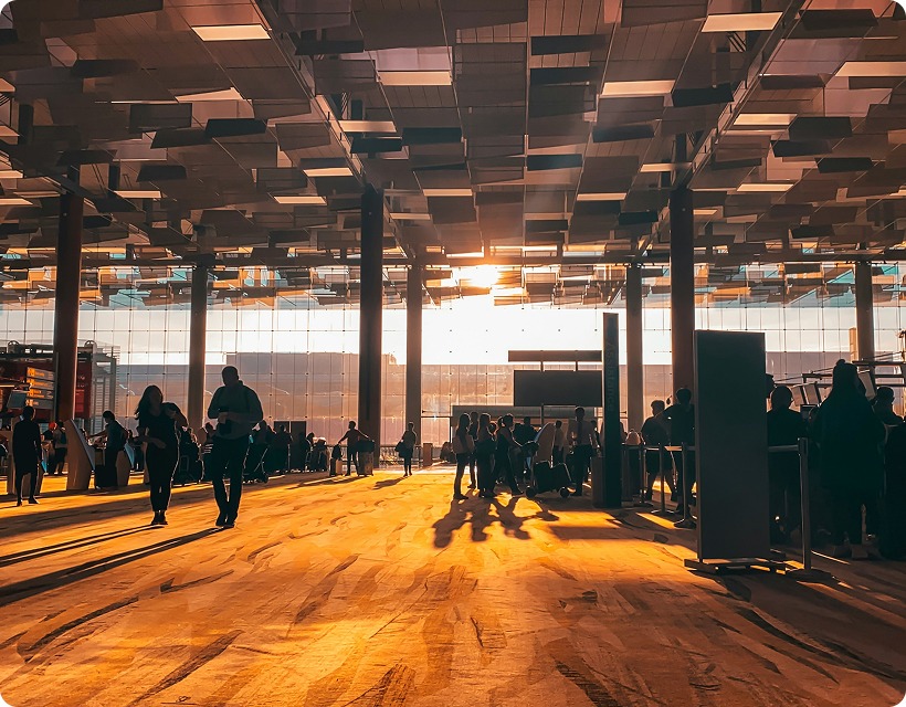 Airports are high-stress environments