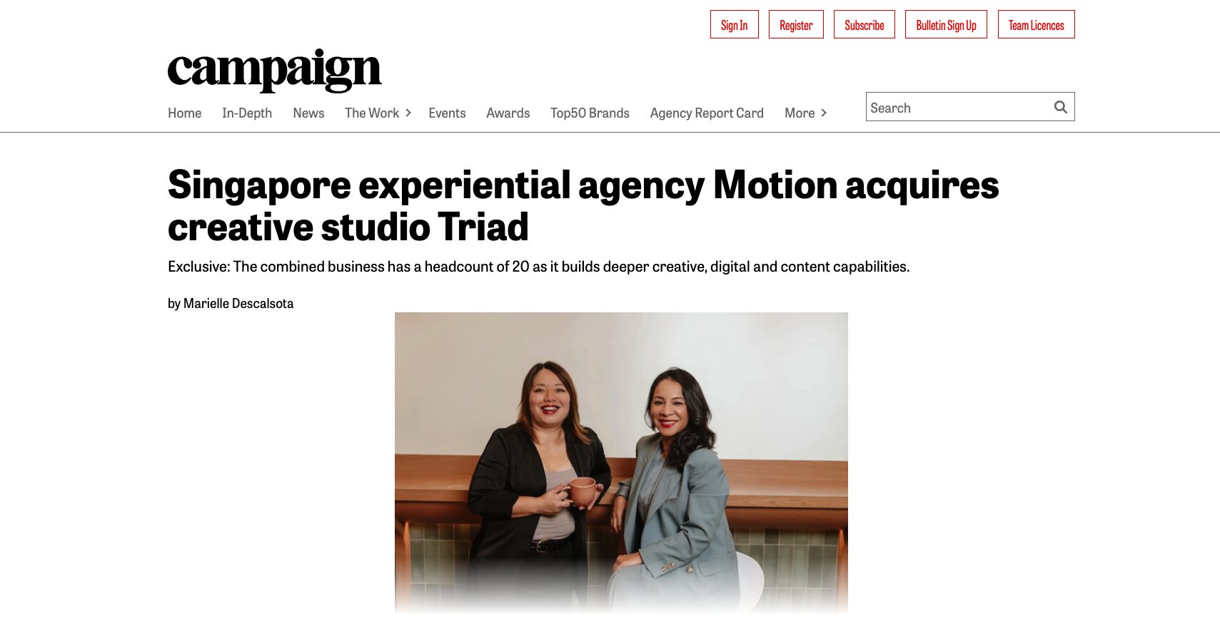Editorial Feature, Campaign Asia, September 2026